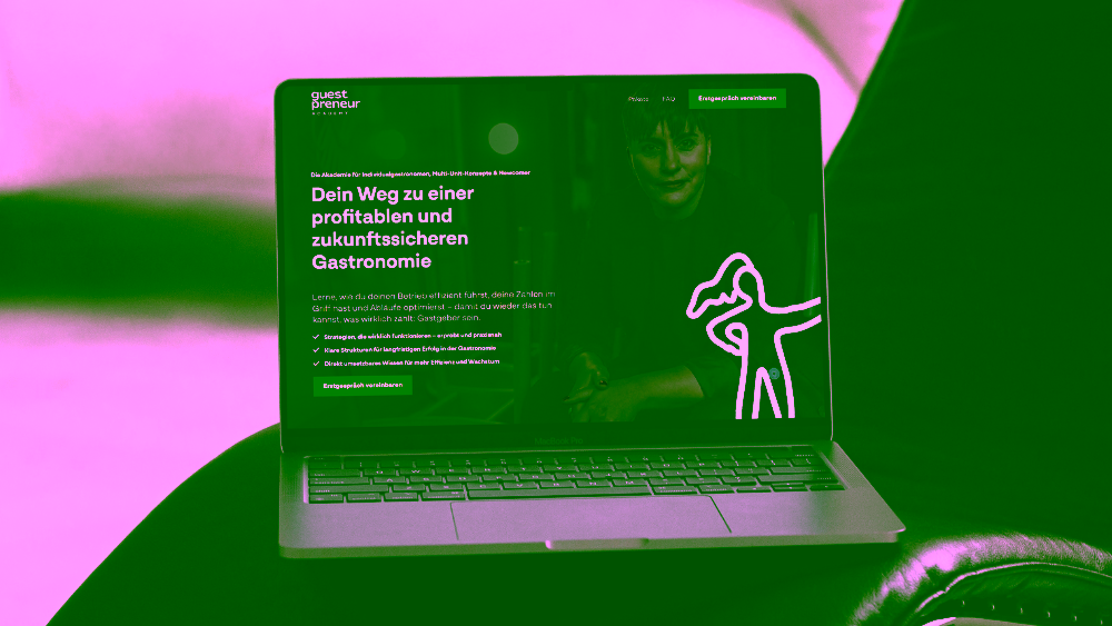 Beispiel einer guten Coaching Webseite