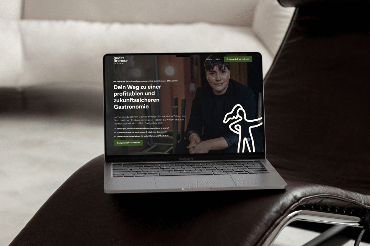 guestpreneur academy: Conversionstarke Coaching Website WordPress Website aus Stuttgart