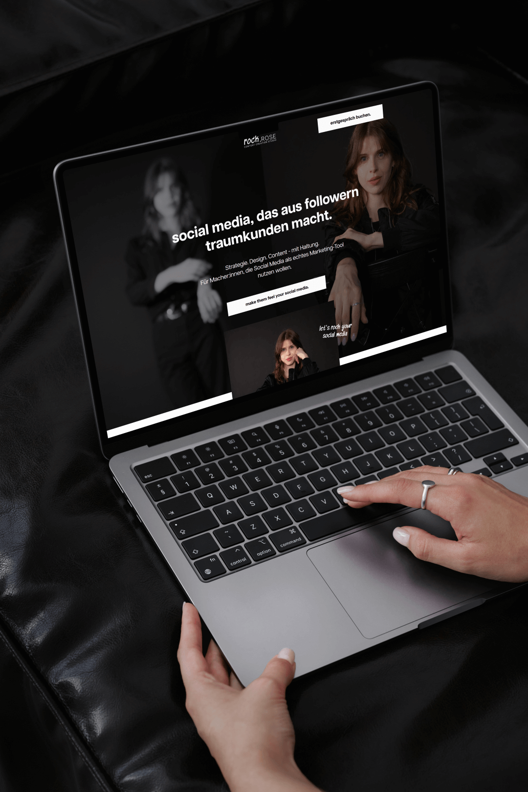 rock.rose Content Creation Studio: Website Redesign WordPress Website aus Stuttgart